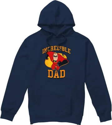 Produktbild von The Incredibles - "Incredible Dad" Kapuzenpullover für Herren TV4569 (L) (Marineblau)