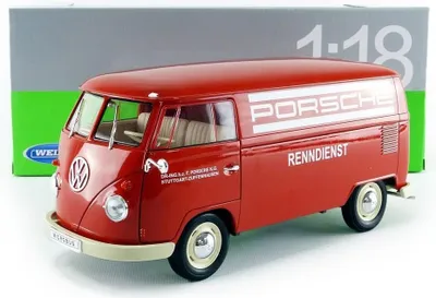 Produktbild von Volkswagen T1 Bus 'Porsche Renndienst' 1963 - 1:18 - Welly