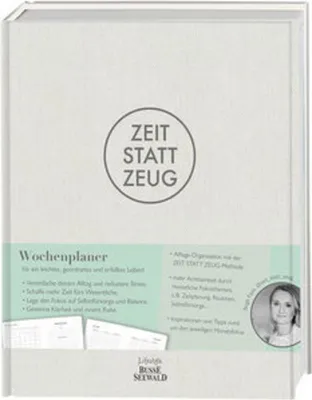 Immagine prodotto di Zeit statt Zeug: Wochenplaner