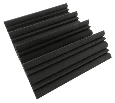 Produktbild von Akustikschaumstoff - Bassfalle für Ecken - 8 Stück - 12 x 12 x 48 cm - Hohe Dichte - Schallabsorption
