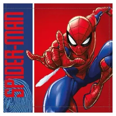 Produktbild von Spiderman City Swing Handtuch 30x30cm