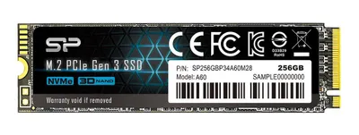 Immagine prodotto di Silicon Power SSD 256GB M.2 PCI-E Ace A60 Gen 3x4 NVMe