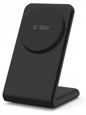 Produktbild von Tech-Protect QI15W-A38 MagSafe Kabelloses Ladegerät Schwarz