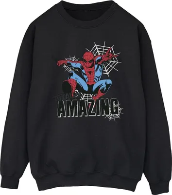 Produktbild von Marvel - "Amazing" Sweatshirt für Herren BI35020 (XL) (Schwarz)
