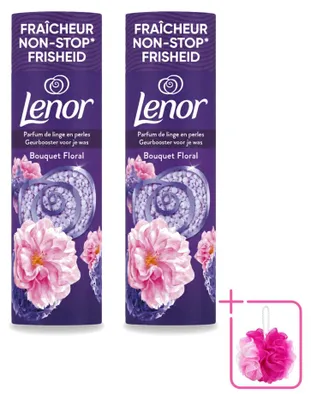 Productafbeelding van 2 x Lenor Wasparfumversterker - Bloemig boeket - Voordeelpakket - 2 stuks