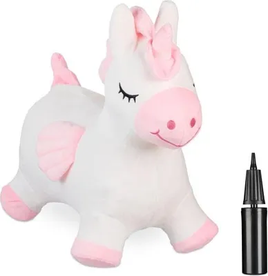 Produktbild von Einhorn Hüpftier mit Mütze