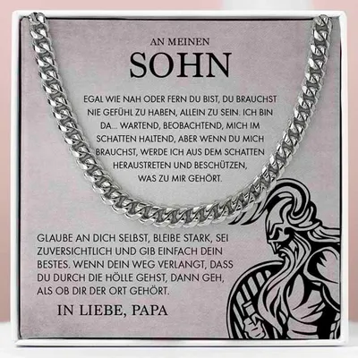 Produktbild von An meinen Sohn - Panzerkette mit Geschenk Box - MALIK
