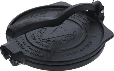Immagine prodotto di Padelle per tortilla da 8 pollici in ghisa di alta qualità – ghisa HD ultra resistente – prodotte in Colombia