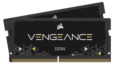 Produktbild von SO-DIMM 16 GB DDR4-2666 (2x 8 GB) Dual-Kit (schwarz, CMSX16GX4M2A2666C18, Vengeance)
