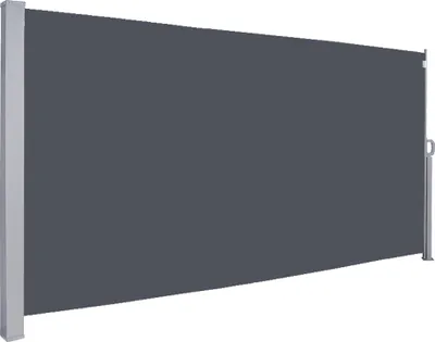 Obrázek produktu pro karpálová boční markýza antracitová boční zástěna na ochranu soukromí balkonu terasy výsuvná 180x300cm
