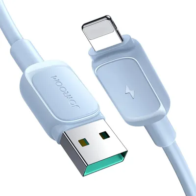 Produktbild von 1.2m Lightning Ladekabel für iPhone iPad iPod Apple TV Siri Remote verstärkte Kabelführung Datenkabel Handykabel in Blau