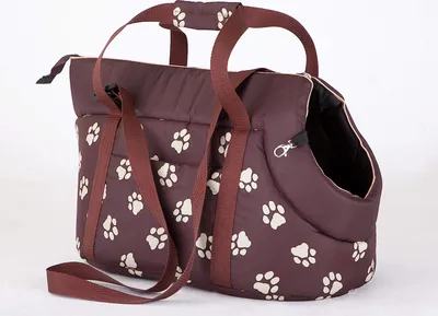 Image de Sac de transport pour chiens - 25x50x27 cm - rembourré, lavable, avec poignée de transport