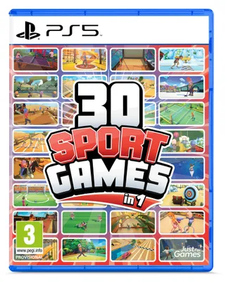 Obrázek produktu pro Just for Games 30 SPORT GAMES IN 1, PlayStation 5, E (bez omezení)