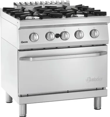 Produktbild von Bartscher Gasherd 70040 GB21 Serie 700, 2/1 GN, 675x700x920 mm