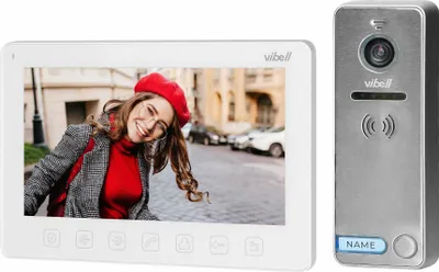 Zdjęcie produktu dla Wideodomofon ORNO OR-VID-EX-1057/W, NOVEO LCD 7", menu OSD, sterowanie bramą, biały