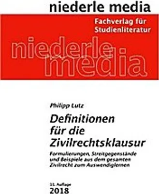 Obrázok produktu pre Definitionen für die Zivilrechtsklausur