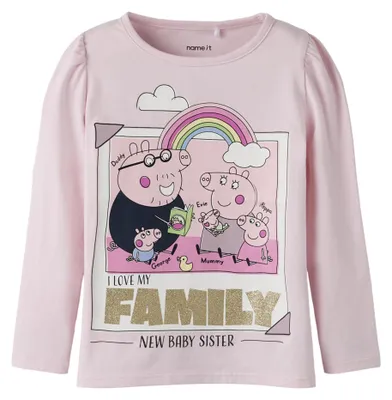 Productafbeelding van NAME IT meisjesblouse met lange mouwen, Peppa Wutz design