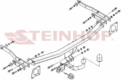 Produktbild von Z547713 Anhängerkupplung passend für RENAULT Megane II 11/2002-2009 starr