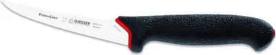 Produktbild von Giesser Messer Ausbeinmesser Fleischmesser PrimeLine Klinge gebogen Griff geschlossen - 13 cm, Stark, Schwarz