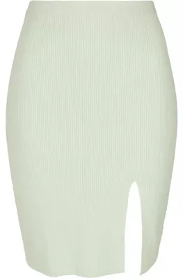 Zdjęcie produktu dla Dámská sukně Urban Classics Ladies Rib Knit Skirt lightmint - L