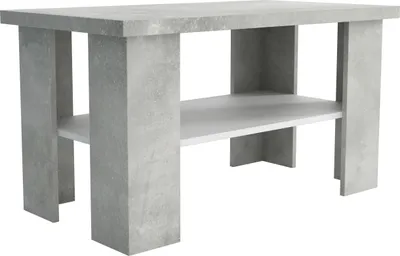 Produktbild von Masseno Couchtisch LAURA 90 cm Kaffetisch für Wohnzimmer Sofatisch Wohnzimmertisch Titanfarben