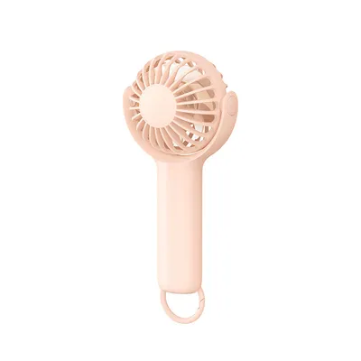 Productafbeelding van ZELURXX Handheld ventilatoren, mini formaat. Wordt geleverd met een ringverklikker, is oplaadbaar en draagbaar, ideaal voor buitenshuis gebruik. Afmetingen: 14,7 x 6,5 x 5,8 cm