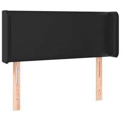 Immagine prodotto di vidaXL Testiera con orecchie Nero 83x16x78/88 cm Pelle finta