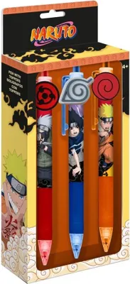 Produktbild von Naruto Shippuden Packung mit 3 Stiften