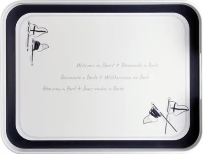 Produktbild von Tablett - Welcome On Board