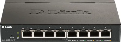 Produktbild von D-Link DGS-1100-08PV2/E Gigabit Smart Managed Switch