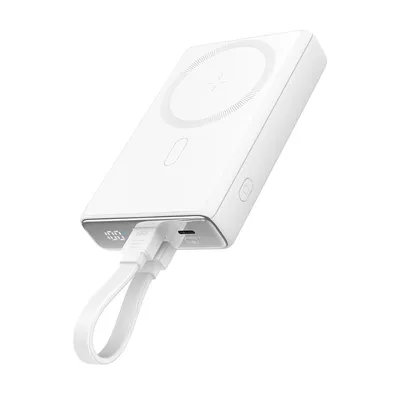 Zdjęcie produktu dla JOYROOM JR-PBM01, 10000 mAh, Litowo-polimerowy (LiPo), Bezprzewodowe ładowanie, 3,85 V, 20 W, Biały