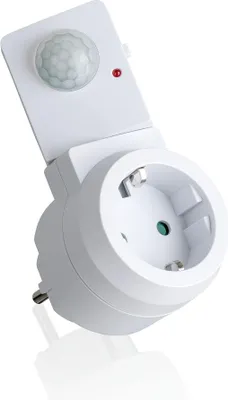 Produktbild von Bewegungsmelder Zwischenstecker mit Schalter 120° LED Steckdose 2er Set SEBSON