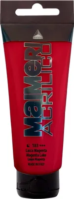 Obrázok produktu pre Maimeri Acrilico Akrylová farba Magenta Lake 183 75 ml 1 ks
