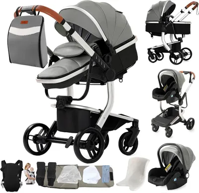 Immagine prodotto di Seggiolino auto per bambini, leggero, design 3 in 1, X518-GREY