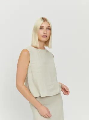 Produktbild von Mazine Damen Tank Top Mena Top, Größe:L, Farben:eggshell
