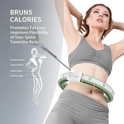 Produktbild von Famanu Hula Hoop Fitnessgerät - Für Gewichtsverlust und Anfänger geeignet