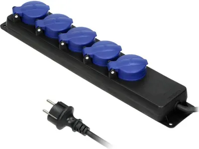 Image de Orno przedłużacz warsztat 5x gniazdo 3m ip44 h05r r-f 3x1.5