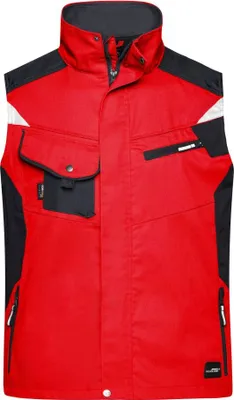 Produktbild von Professionelle Weste mit hochwertiger Ausstattung red/black, Gr. XXL
