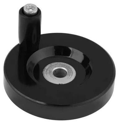 Handrad für Dreh- und Fräsmaschine, schwarz, 8×63 mm