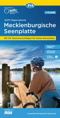 Produktbild von BVA ADFC Regionalkarte Mecklenburgische Seenplatte 1:75.000