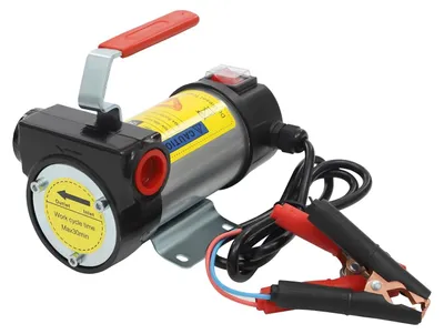 Productafbeelding van Dieseloverpomppomp - Zuigpompset - 45 liter per minuut - Gietijzer - 12V - Brandstoffilter - Tankpistool - Geschikt voor vrachtwagens, graafmachines en landbouw