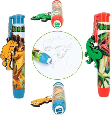 Produktbild von depesche vertrie Dino World Radierstift verschiedene Farben