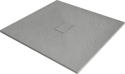Produktbild von Mexen Hugo quadratische Duschwanne SMC 100 x 100 cm, grau - 42611010