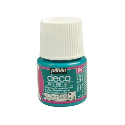 Produktbild von Matt opak Acrylfarbe - Orientblau - 45 ml