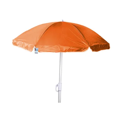 Produktbild von Nylon Sonnenschirm Ø 1,8 m Garten Balkon Strand Schirm UV20+ knickbar orange