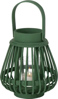 Produktbild von Laterne ILVIE, 16 cm, Bambus, für Teelicht
