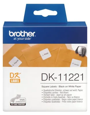 Produktbild von Brother DK-11221 Etiketten erstellendes Band Schwarz auf weiss