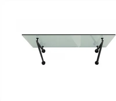Immagine prodotto di Glaszentrum Hagen - 170x90 cm Schizzo di vetro trasparente - Trasparente incl. supporto nero