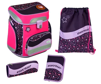 Produktbild von SCOOLI EasyFit Heartbeat Glow Edition Set - DIN