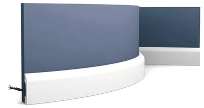 Image de Orac Decor SX182F AXXENT CASCADE Plinthe Moulure flexible Moulure décorative 2 m